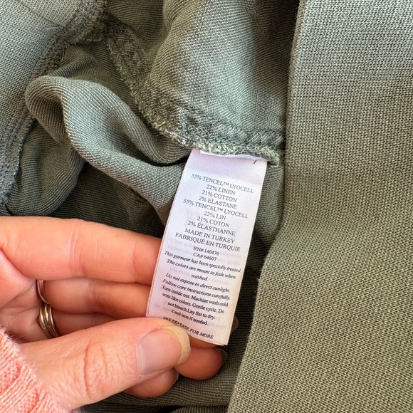 Faherty Women’s Olive Arlie Pant - XL - Picture 5 of 7